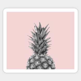 Blush pink pineapple pop Sticker